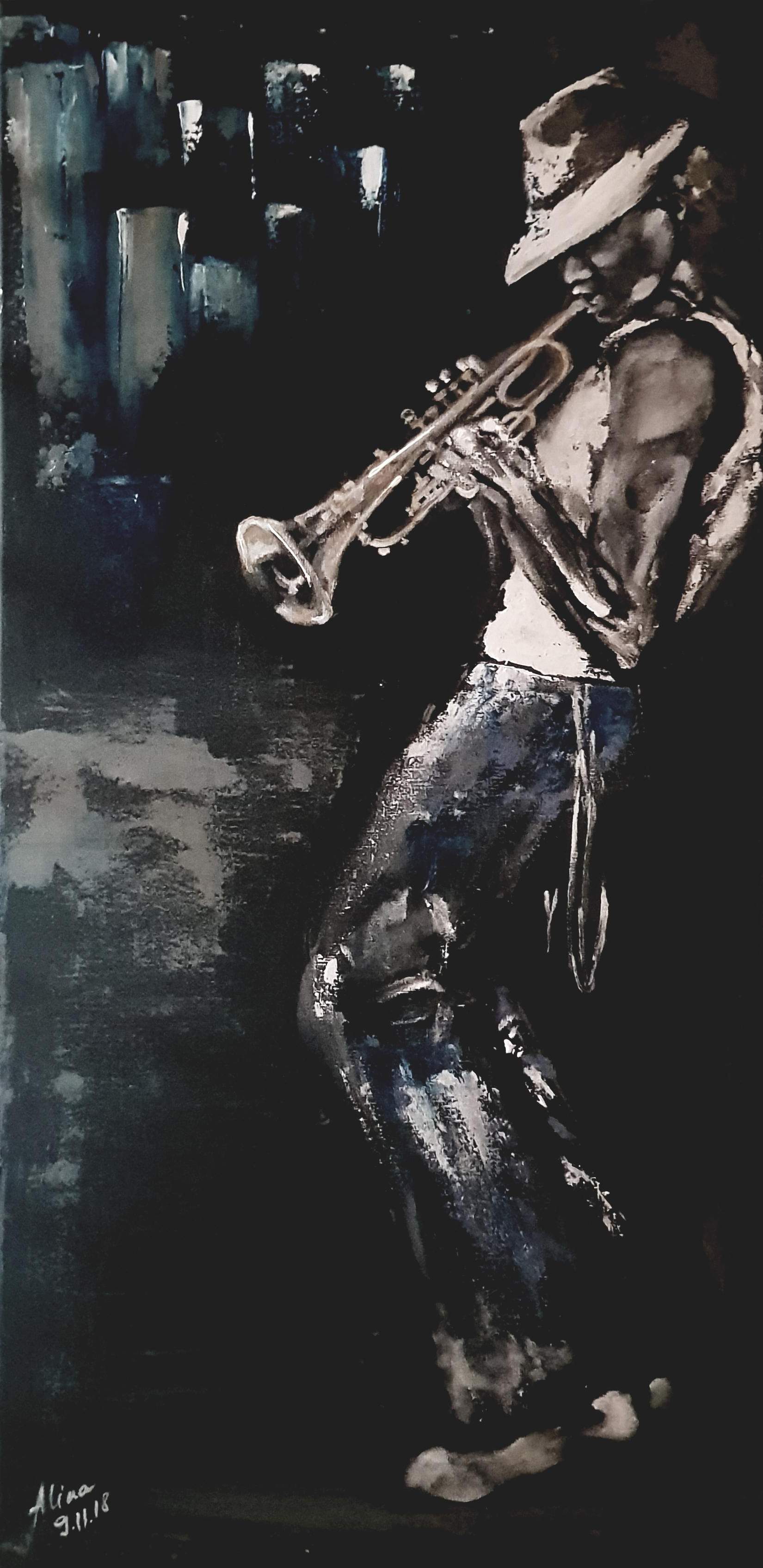ArteDiAlina.com painting: Do you hear?